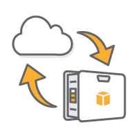 Cloud computing benefits - Stop guessing capacity icon Cloud computing benefits - Stop guessing capacity icon