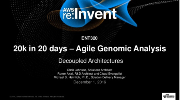 AstraZeneca - re:Invent 2016