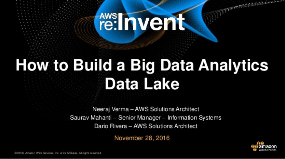 Amgen uses AWS to Build a Data Lake