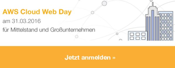 AWS Cloud Web Day | Jetzt anmelden!