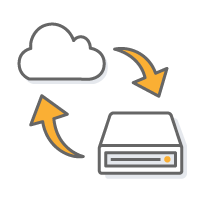 Benefits of the cloud - Benefit from massive economies of scale icon