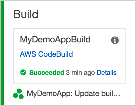 AWS&nbsp;CodePipeline und AWS&nbsp;CodeBuild